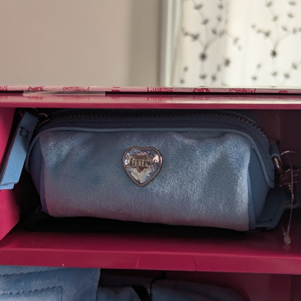 Juicy Couture Extra Spender Mini Tote In Heritage Blue - Picture 8 of 10